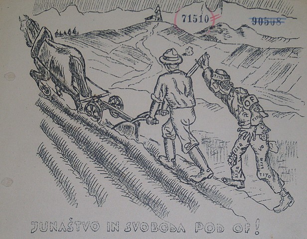 Izbrani vir: PROTIKOMUNISTIČNI LETAK »JUNAŠTVO IN SVOBODA POD OF!«