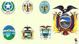 Timeline: Historia del Escudo del Ecuador