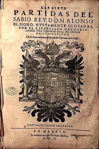 Promulgación de las 7 partidas