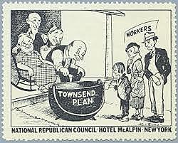 Townsend proposes a pension plan