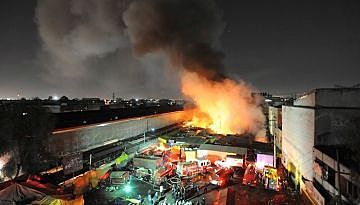 Tercer incendio en la Merced.