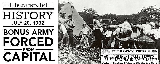 Hoover Disbands Bonus Army