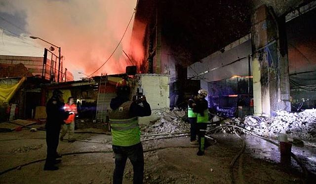 Segundo incendio del mercado