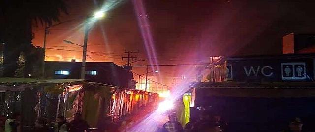 Incendio en La Merced