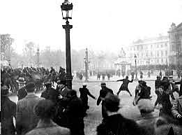 Food riots broke out