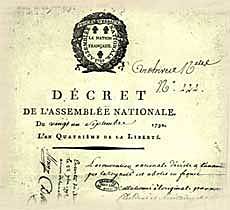 La Revolución francesa y la codificación