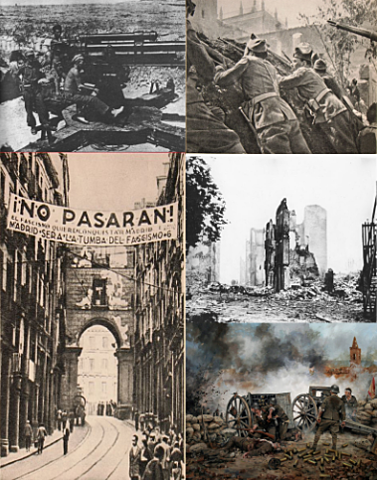 Guerra civil española.