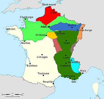 Territorios cedidos a Francia
