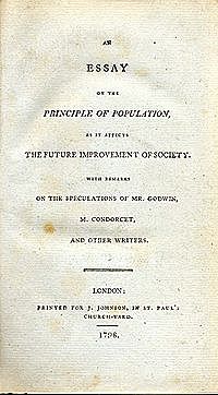 Essay on the Principles of Population by Malthus