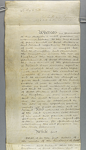 Britain's act of union