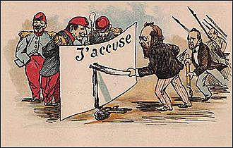 Émile Zola pública "Yo acuso"