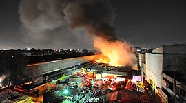 Timeline: Incendios en la historia del mercado de La Merced.