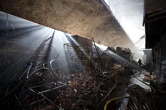 5to incendio en Mercado de la Merced.