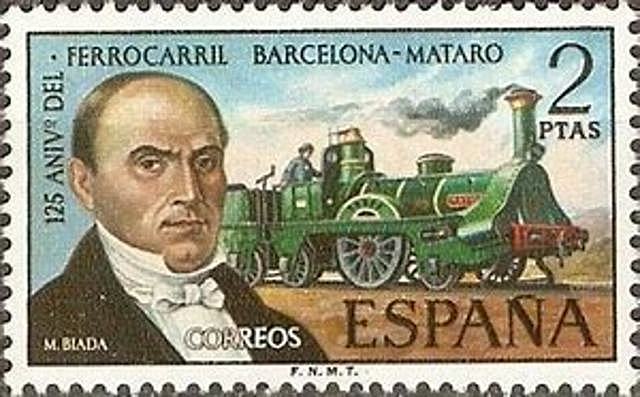 Primer ferrocarril: Barcelona-Mataró