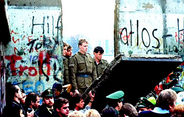 Caida del muro de Berlín.
