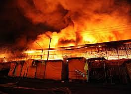 PRIMER INCENDIO DEL MERCADO.