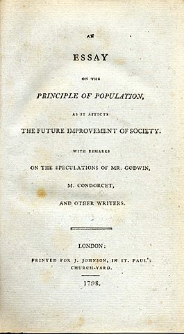 Essay on the Principles of Population by Malthus