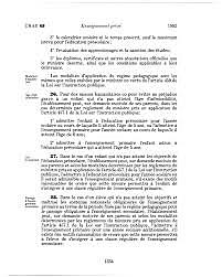 Adoption de la loi sur l'enseignement privé