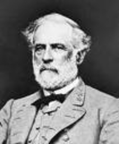 Robert E. Lee take commmand