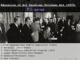 Education for All Handicapped Children Act Public Law 94-142