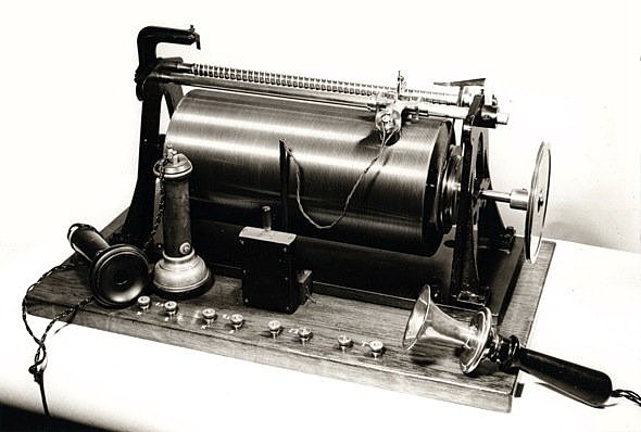 La grabación magnética.