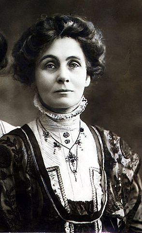 lady Emmeline Pankhurst.