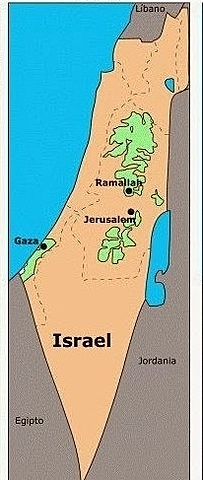 Evolució de la conquesta de Israel al mapa