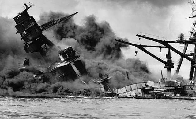 Pearl Harbor is attacked