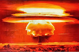 Operacija Castle Bravo-ZDA v Mikroneziji prvič preizkusijo vodikovo bombo s trdnim eksplozivom.