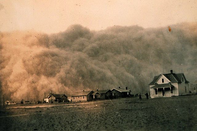 The dust storms