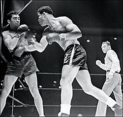 Joe Lewis and Max Schmeling fight