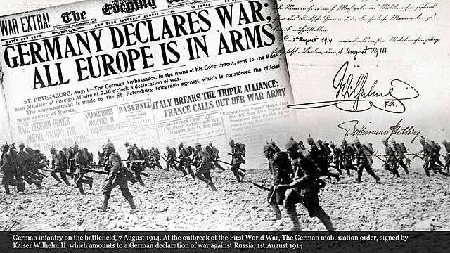 Germany declares war!