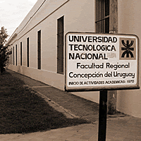 Inaguracion de la FRCU (Facultad Regional Concepción del Uruguay)