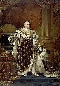 Louis XVIII reigned in France