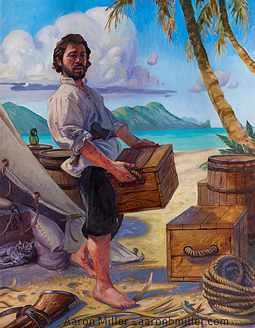 arrival in the island