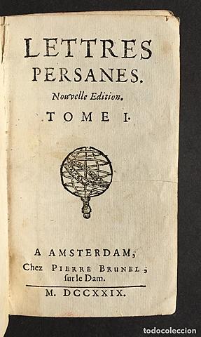 Montesquieu: Gutun Pertsiarrak