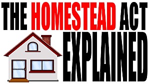 Homestead act (1862) WESTWARD EXPANISION