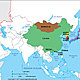 Map of east asia