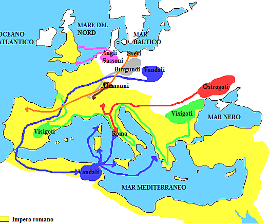 Crollo Impero Romano D'occidente