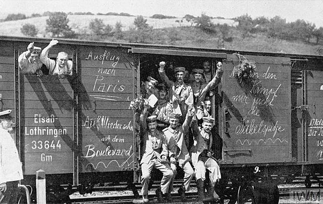 germany declared war on russia and france