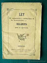LEY DE AYUNTAMIENTOS.