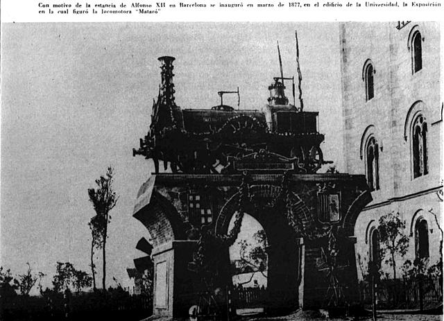 Primera máquina de vapor en España