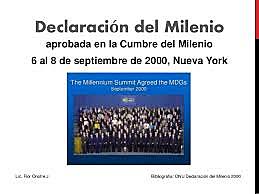 Declaración del milenio