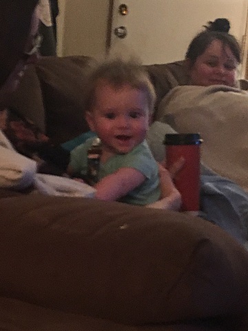 Holds head up on there own.