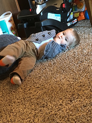 Rolls from back to side