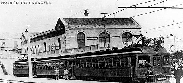 El tren llego a Sabadell
