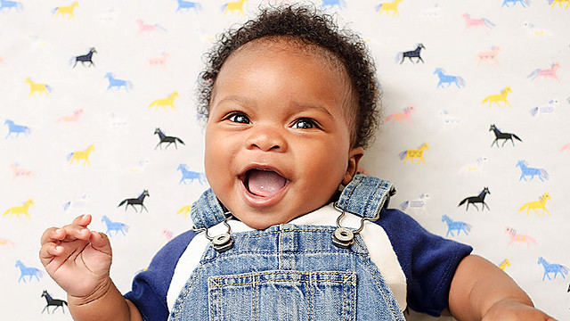 the child is seven months old