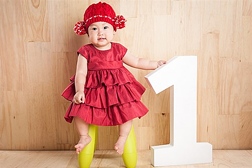 the child is one year old