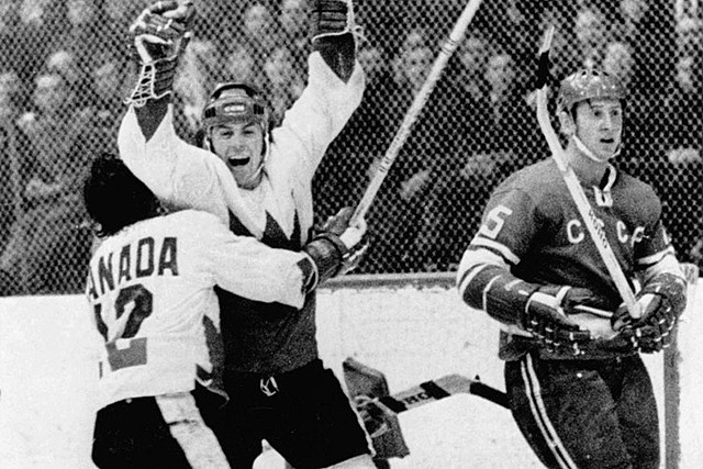 But de Henderson dans la Série Canada-Russie