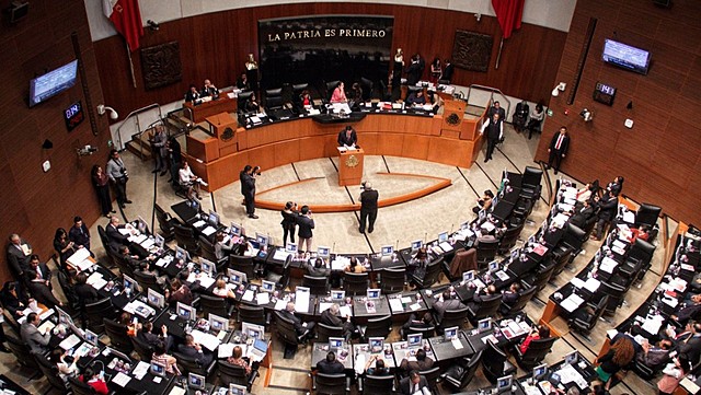 El senado recibe la minuta